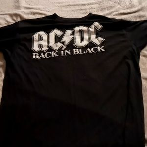 Men's XL AC/DC Shirt Black